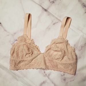 Intimately by FREE PEOPLE lace cream bralette S